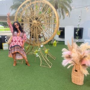 Beautiful boutique boho dress size medium